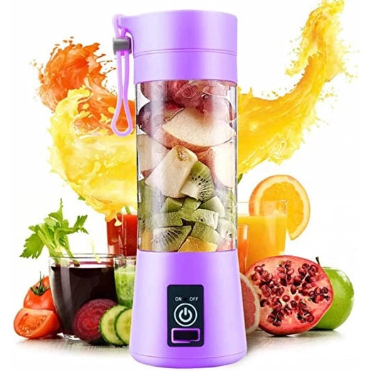 Mini Liquidificador Portátil Shake 6 Laminas + Cabo USB ENVIO