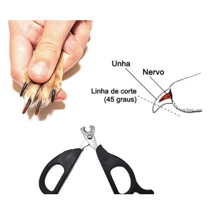 1Tesoura De Unha Pet/ Maquina Para Tosar Para Roedores Cachorros