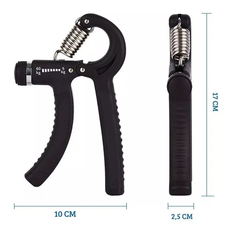 Hand Grip Flexor De Punho Com Mola Ajustável Antebraço Mãos