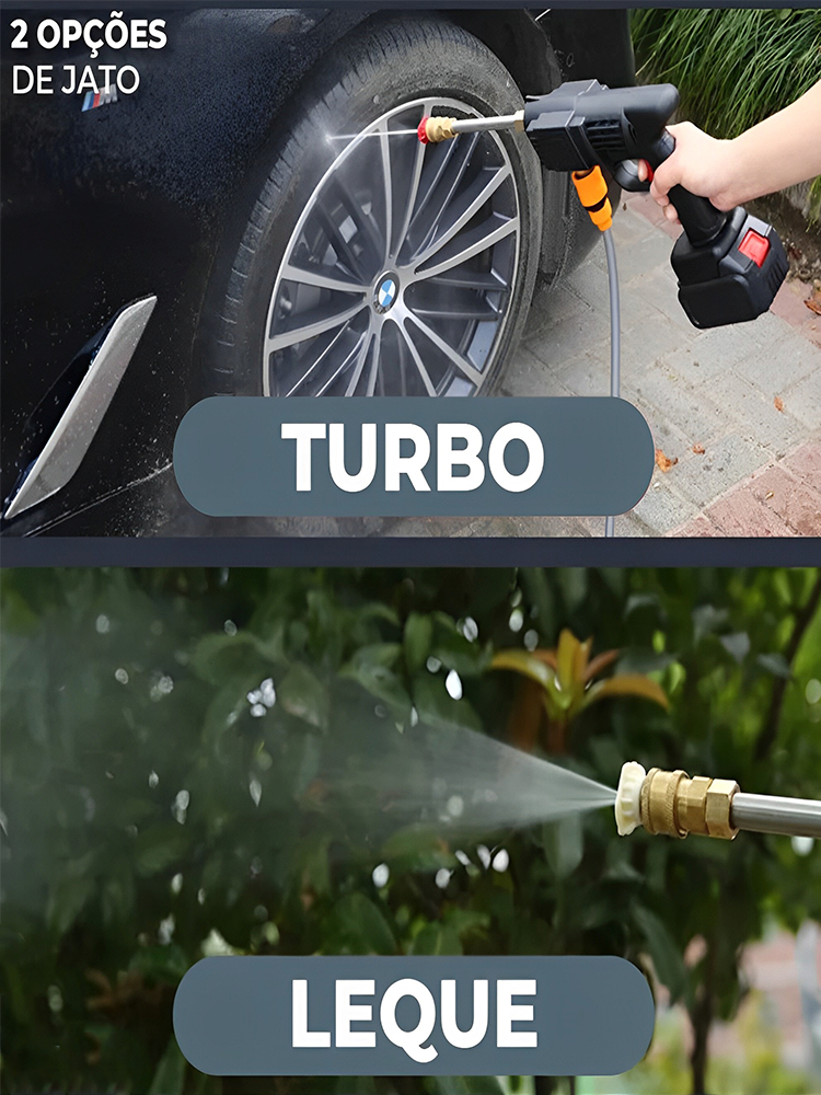 Lavadora de Alta Pressão Portátil Lava Carros E Jardins Linha Premium Pistola Profissional
