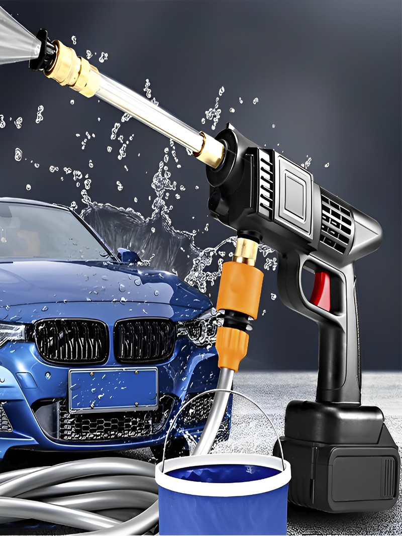 Lavadora de Alta Pressão Portátil Lava Carros E Jardins Linha Premium Pistola Profissional