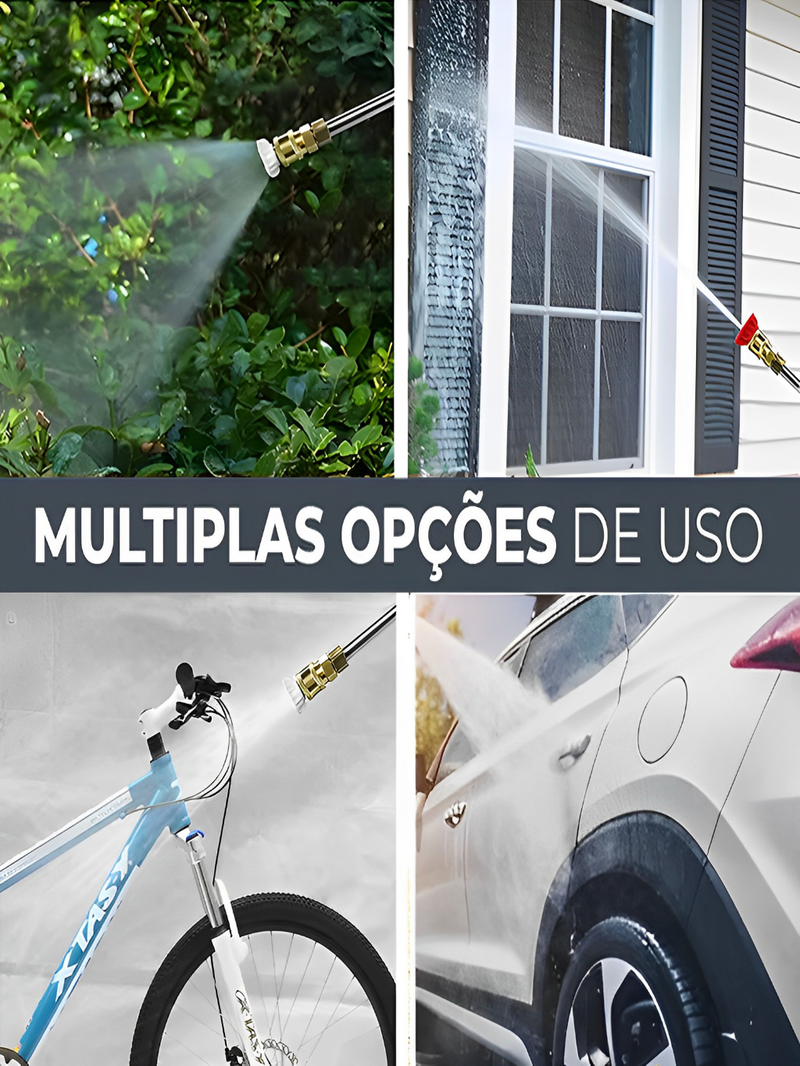 Lavadora de Alta Pressão Portátil Lava Carros E Jardins Linha Premium Pistola Profissional