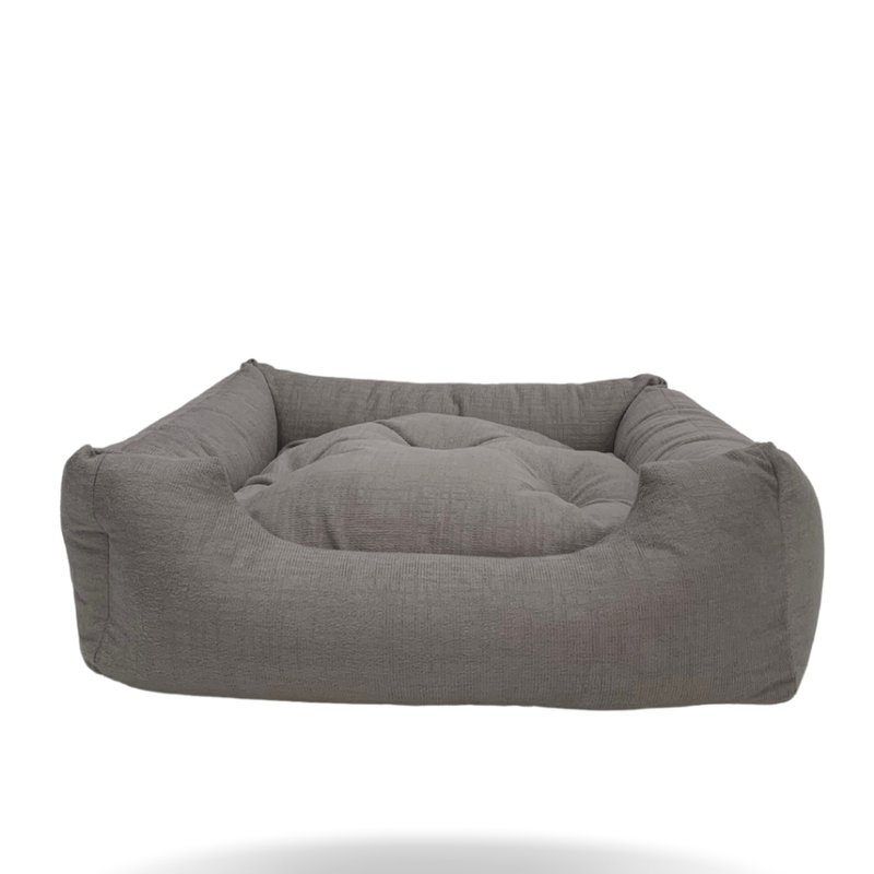 Cama para pet enchimento siliconado e zíper removível