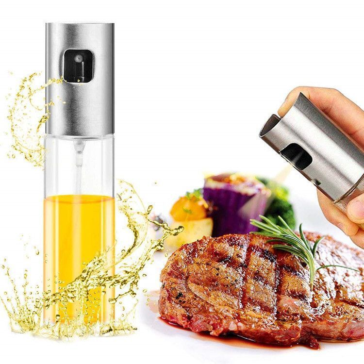 3 Spray Pulverizador Vidro Borrifador Azeite Vinagreessenciais De Cozinha Promoções