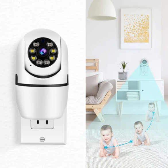 Câmera de Segurança HWN-AP03 Full HD Wifi Visão 360° e Noturna APP IC Original Envio Imediato