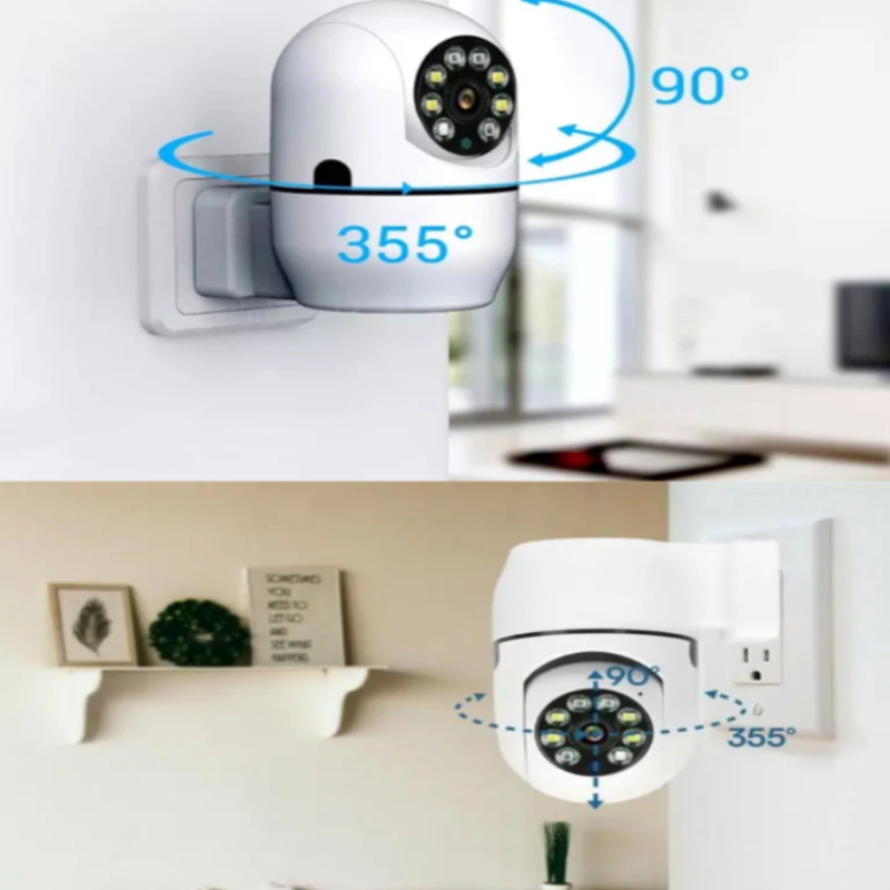 Câmera de Segurança HWN-AP03 Full HD Wifi Visão 360° e Noturna APP IC Original Envio Imediato