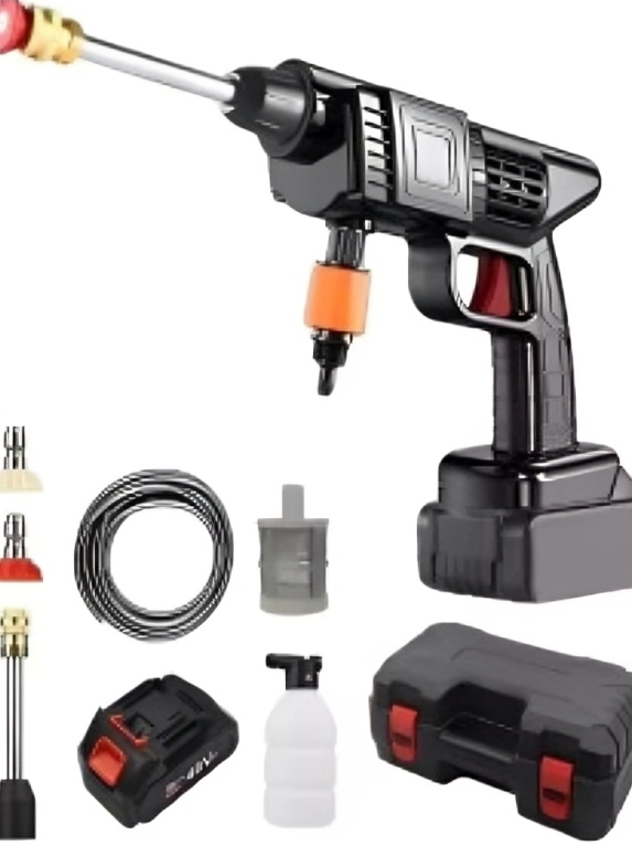 Lavadora de Alta Pressão Portátil Lava Carros E Jardins Linha Premium Pistola Profissional