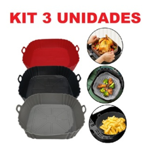 Formas de silicone para air fryer