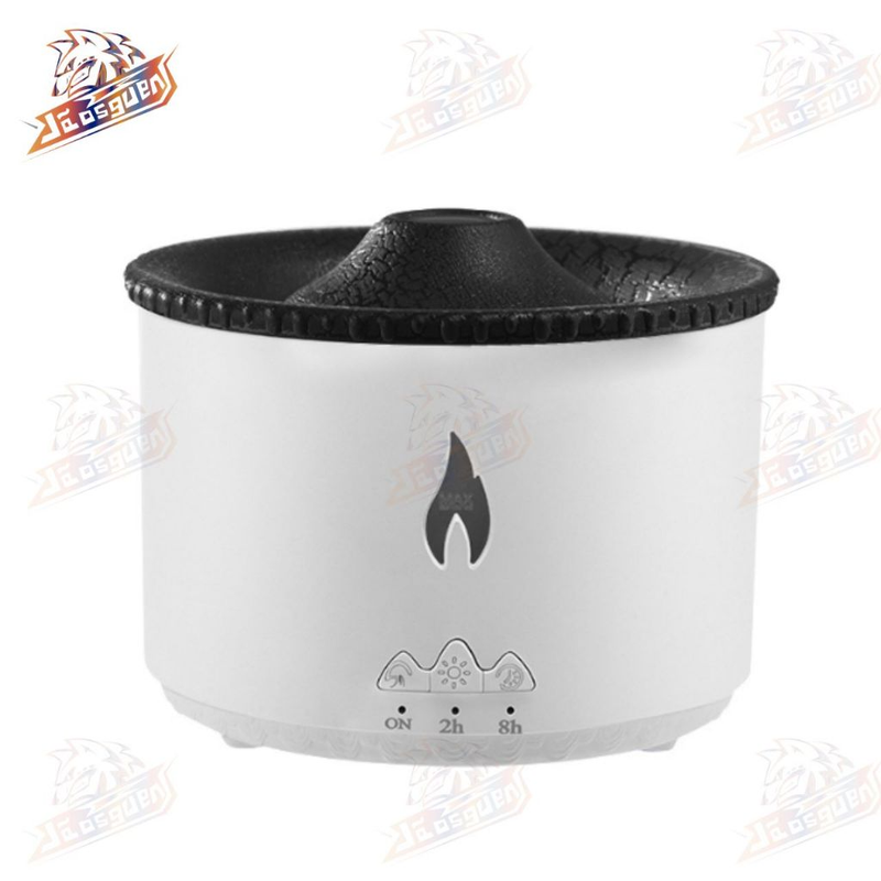 Difusor De Aroma Ambiente Umidificador Ar Óleos Led Vulcão