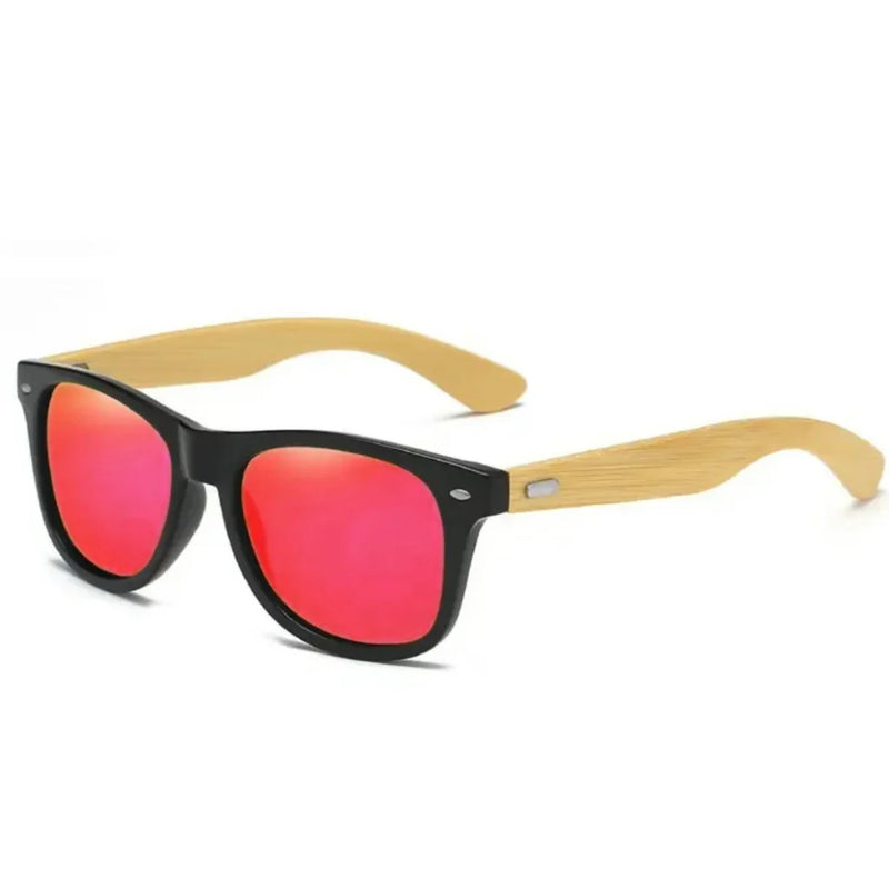 Óculos De Sol Masculino Haste Madeira Bambu