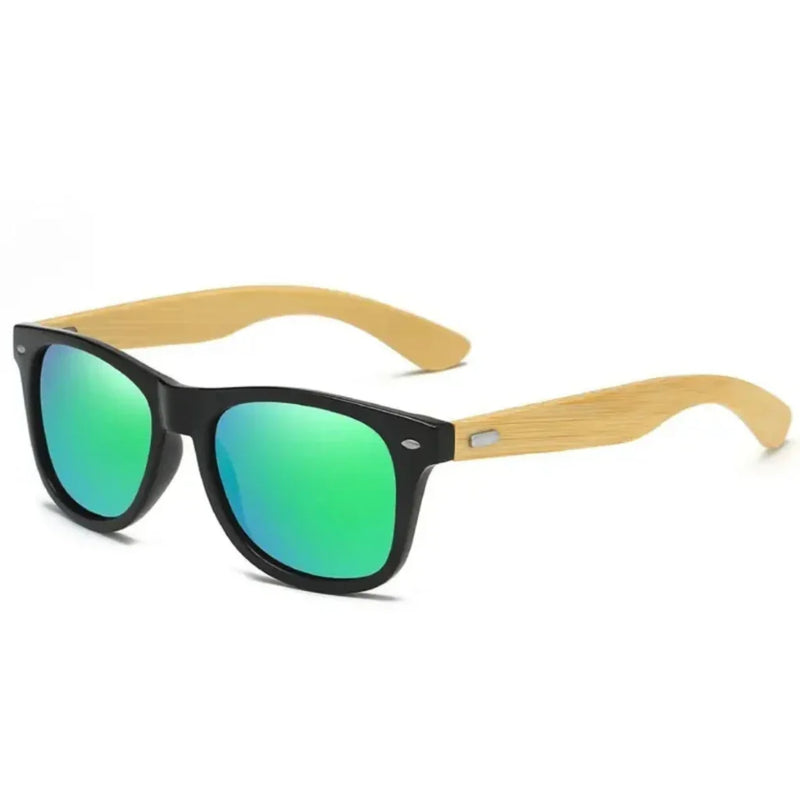 Óculos De Sol Masculino Haste Madeira Bambu