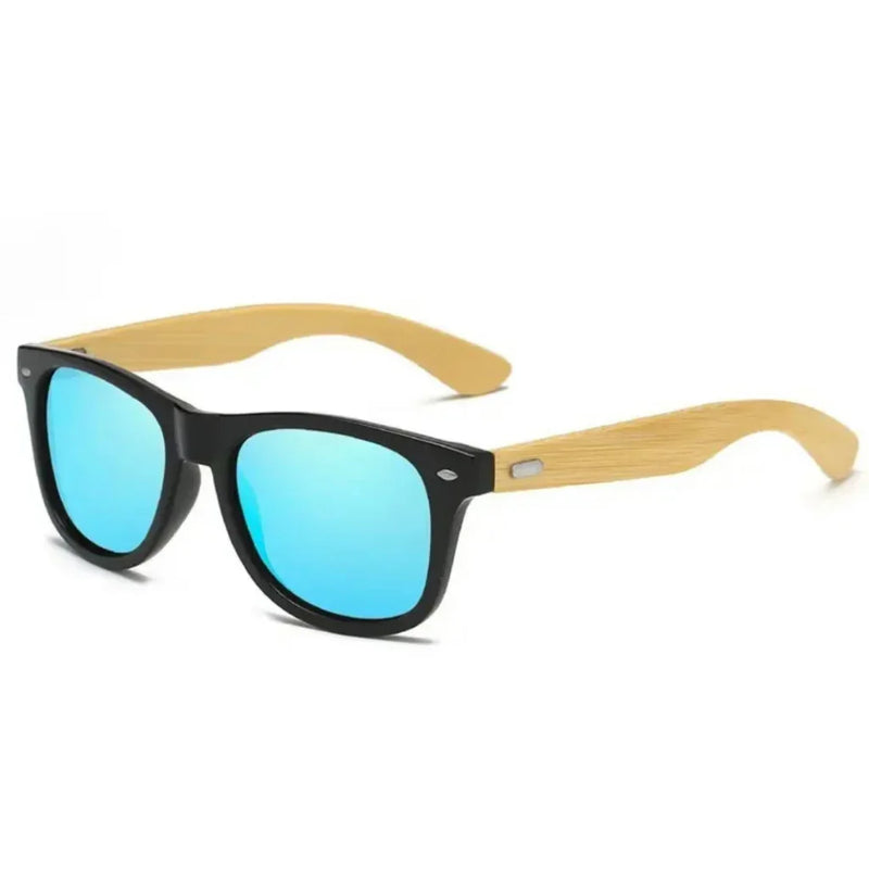 Óculos De Sol Masculino Haste Madeira Bambu