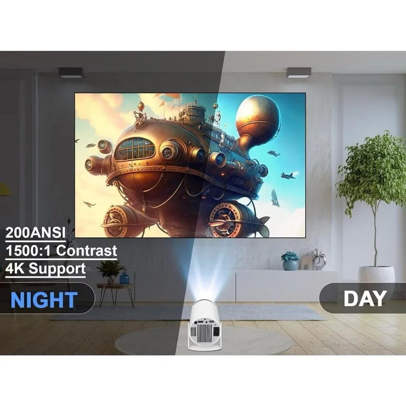 Projetor Portátil Wi-fi Lançamento Com Android HDMI Smart Cinema