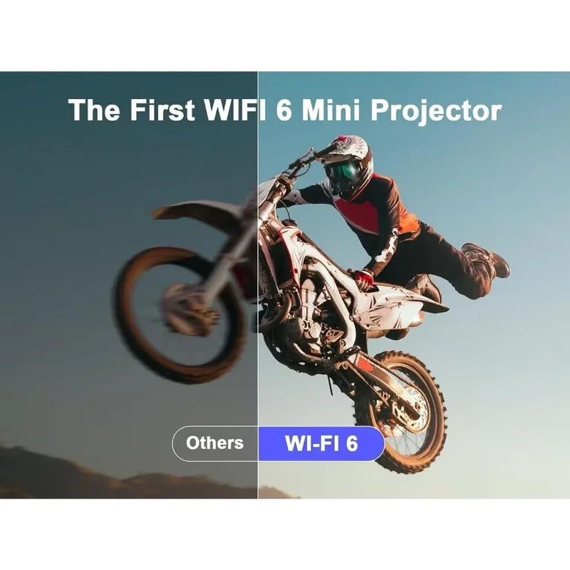 Projetor Portátil Wi-fi Lançamento Com Android HDMI Smart Cinema