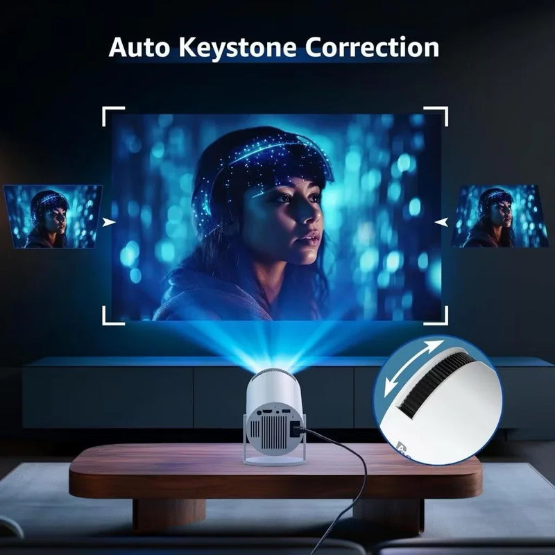 Projetor Portátil Wi-fi Lançamento Com Android HDMI Smart Cinema
