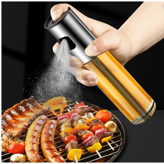 3 Spray Pulverizador Vidro Borrifador Azeite Vinagreessenciais De Cozinha Promoções