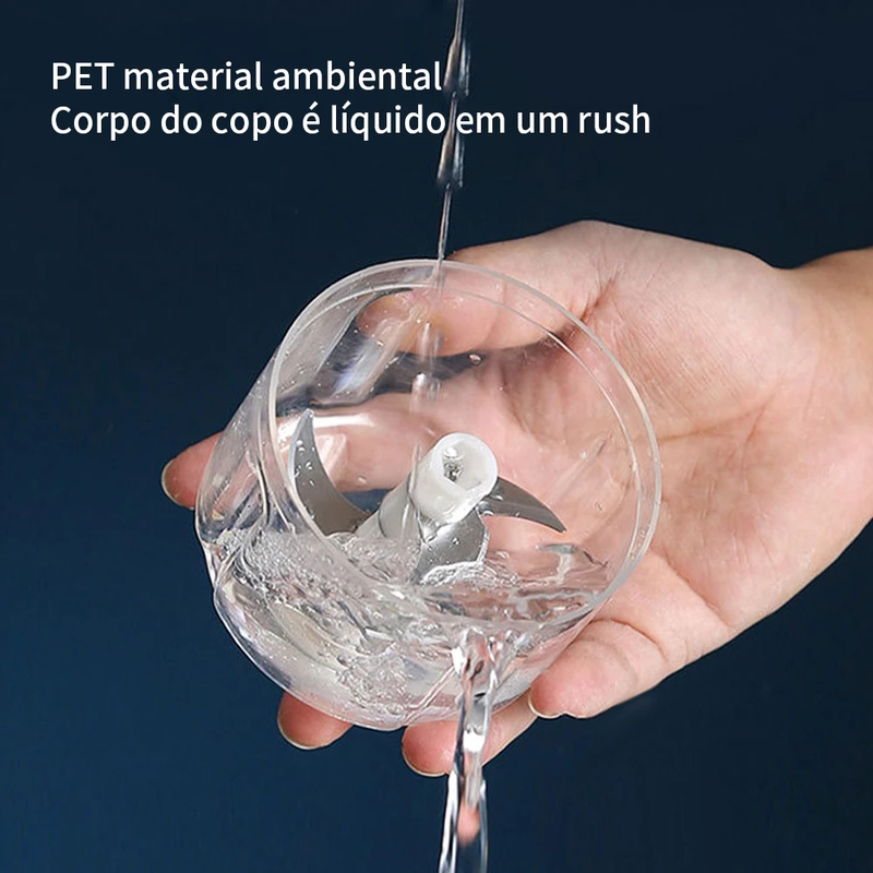 Mini Processador Triturador Sem Fio Elétrico 250ML De Alimentos Para Legumes Alho Gengibre
