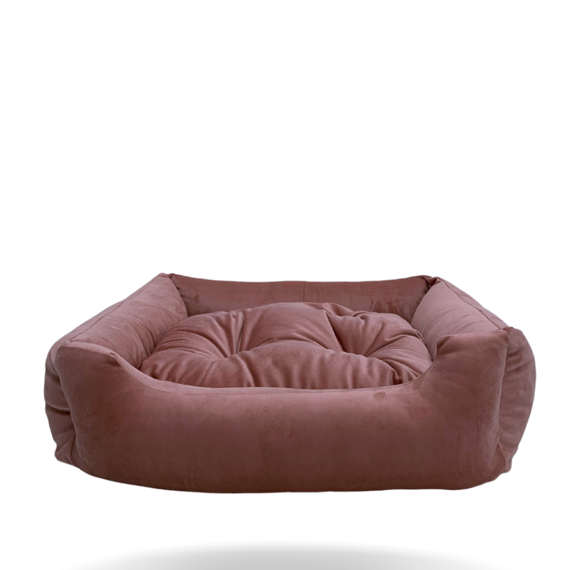 Cama para pet enchimento siliconado e zíper removível