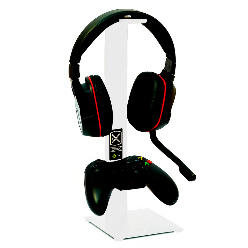 Suporte fone de ouvido headset e 1 controle gamer