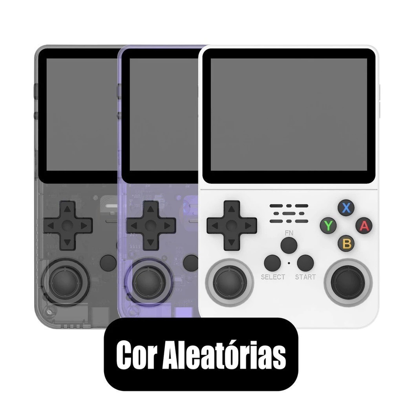 Console Portátil R36S + de 15.000 Jogos Vídeo Game 64g Linux Tela IPS