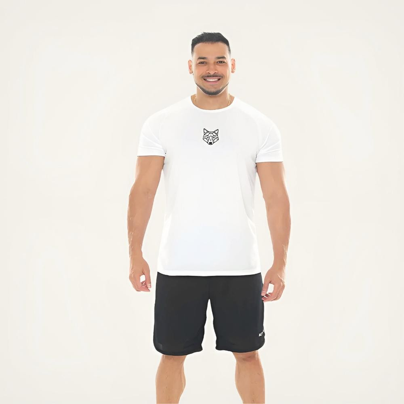 Kit 5 Peças Dry Fit 3 Camisetas e 2 Bermudas Alpha Co