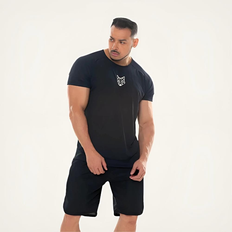 Kit 5 Peças Dry Fit 3 Camisetas e 2 Bermudas Alpha Co