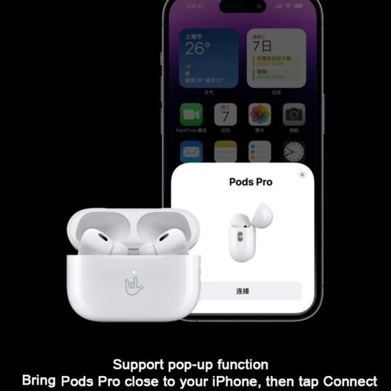 Fone de Ouvido Sem Fio PRO5 airpods Com Cancelamento De Ruído Bluetooth Pop-Up para iOS e Android
