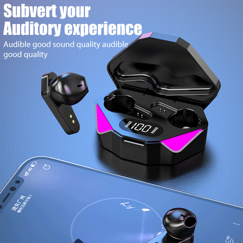 Fone Gamer X15 Bluetooth 5 Sem Fio Estéreo Ultrabaixa Latência para Jogos