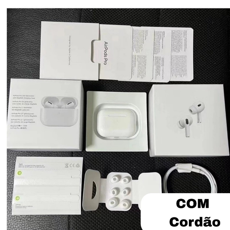 Fone de ouvido sem fio PRO5 airpods com cancelamento de ruídos para iOS e android