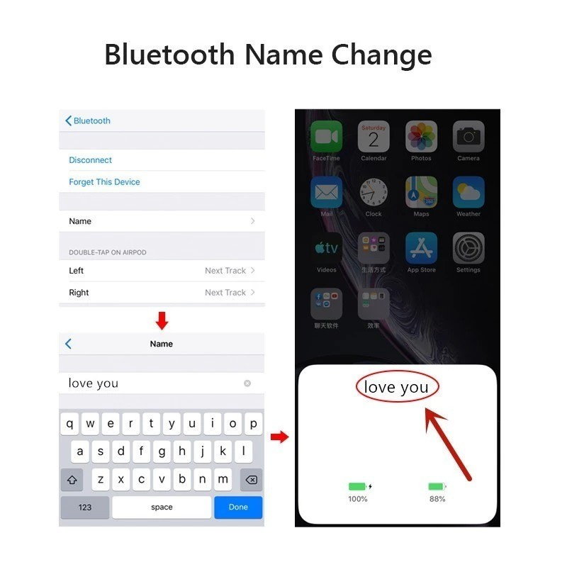 Fone de Ouvido Sem Fio PRO5 airpods Com Cancelamento De Ruído Bluetooth Pop-Up para iOS e Android