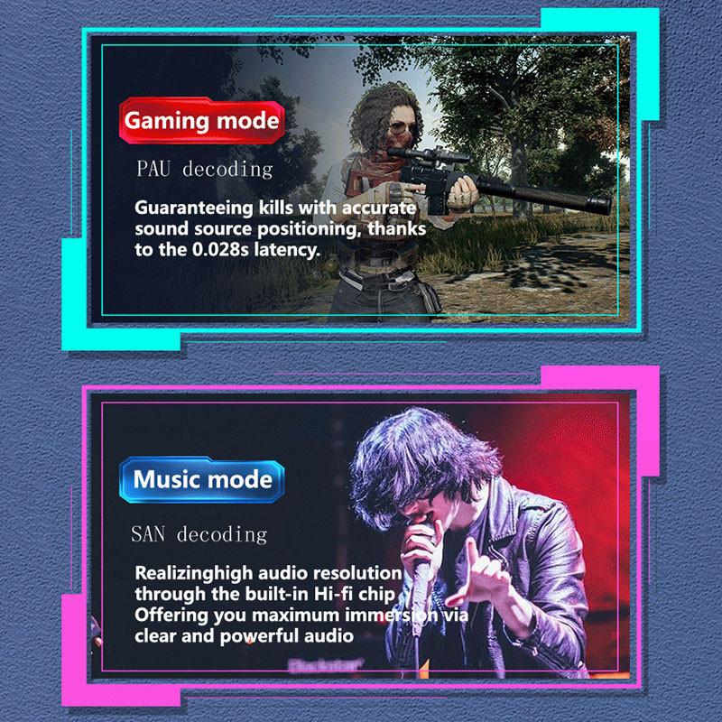 Fone Gamer X15 Bluetooth 5 Sem Fio Estéreo Ultrabaixa Latência para Jogos