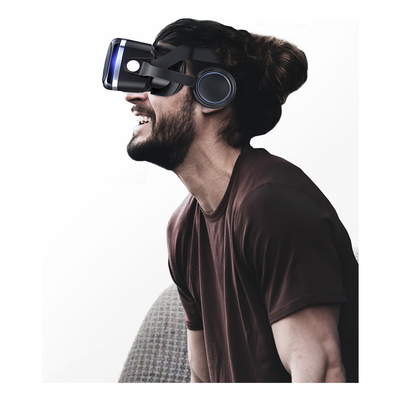 Óculos Vr Realidade Virtual 3d Com Fone De Ouvido E Controle
