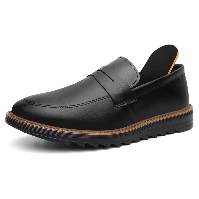 Mocassim Oxford Masculino Slip On Drive Solado Tratorado Moderno Dia Dos Pais Envio Imediato