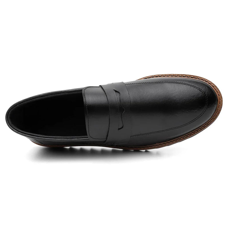 Mocassim Oxford Masculino Slip On Drive Solado Tratorado Moderno Dia Dos Pais Envio Imediato
