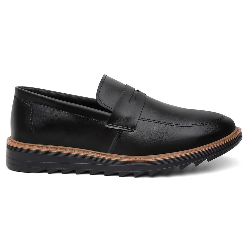 Mocassim Oxford Masculino Slip On Drive Solado Tratorado Moderno Dia Dos Pais Envio Imediato