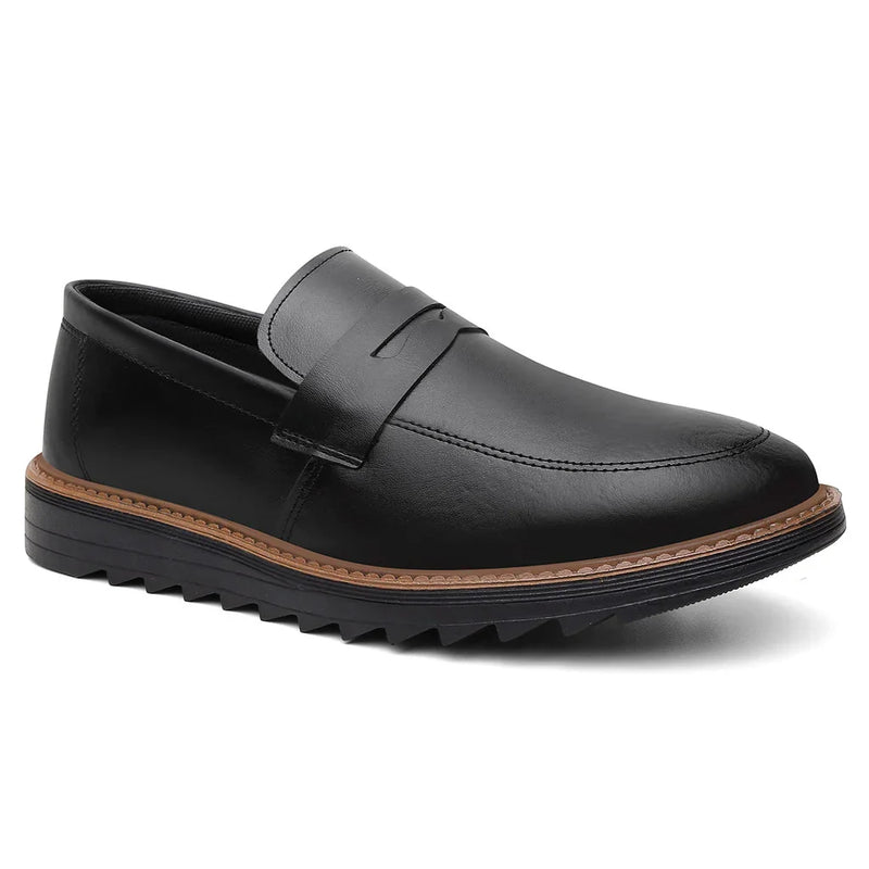Mocassim Oxford Masculino Slip On Drive Solado Tratorado Moderno Dia Dos Pais Envio Imediato